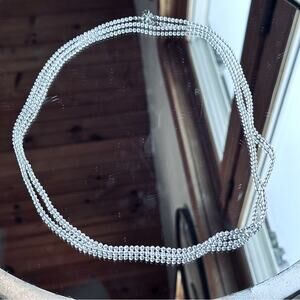 LOFT - Faceted petite crystal extra long necklace